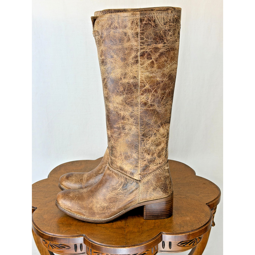 NIB Diba True Week Day 17" Tall Distressed Leather Riding Boot Womens 9.5 #0316 - Picture 3 of 11